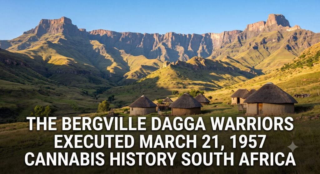 Northern Drakensberg mountains blog cover image for Maluti Muti detailing the history of the Bergville Dagga Warriors.